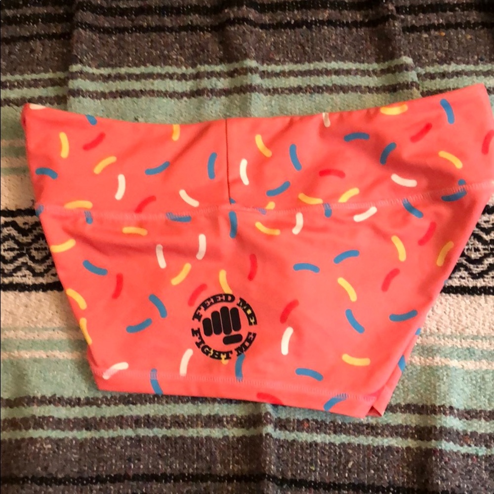 Sprinkle gym shorts